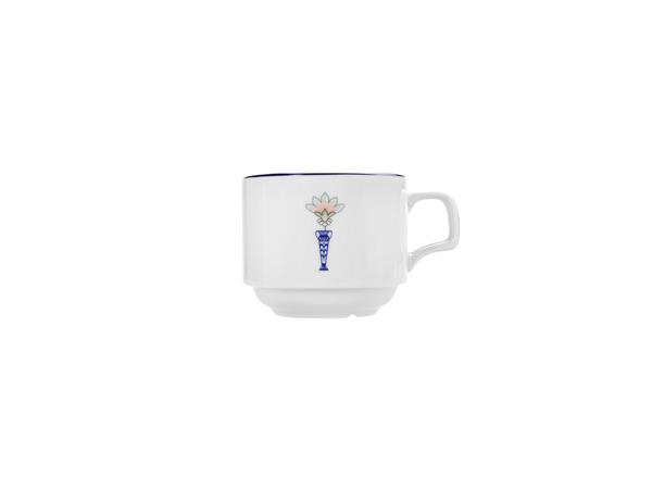 Чашка чайная 200 мл, кант синий, Vaso Piccolo DS19