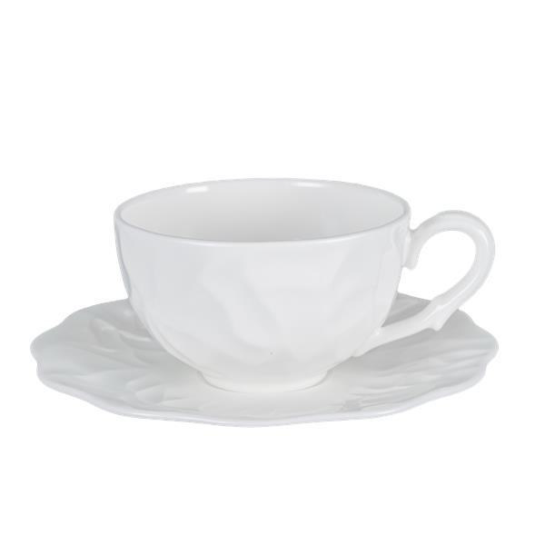 Блюдце d 15 см h 1,5 см, костяной фарфор, Origami (для чашки CDF OR11)