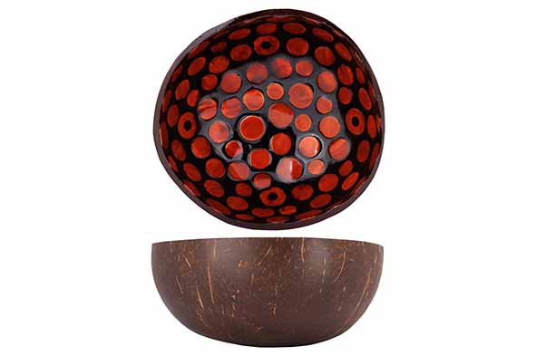 Чаша декоративная DARK BROWN PEARL D14CM