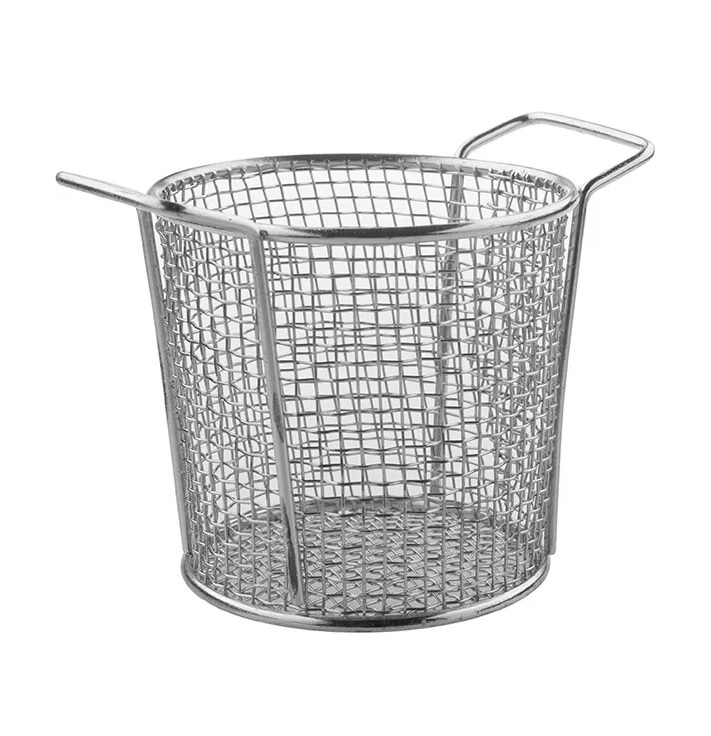 Корзинка для подачи круглая d=95/80 мм. h=90 мм. 450 мл. нерж. MGsteel /1/6/72/