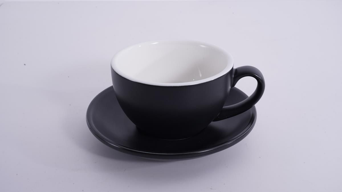 Кофейно-чайная пара Barista (Бариста) 300 мл,черный-матовый цвет, P.L.