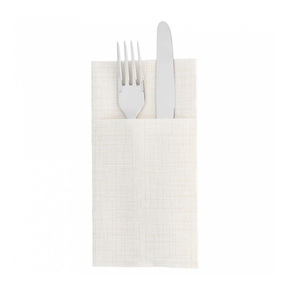 Конверт-салфетка для столовых приборов Dry Cotton шампань 40*40 см, 50 шт, Garcia de Pou