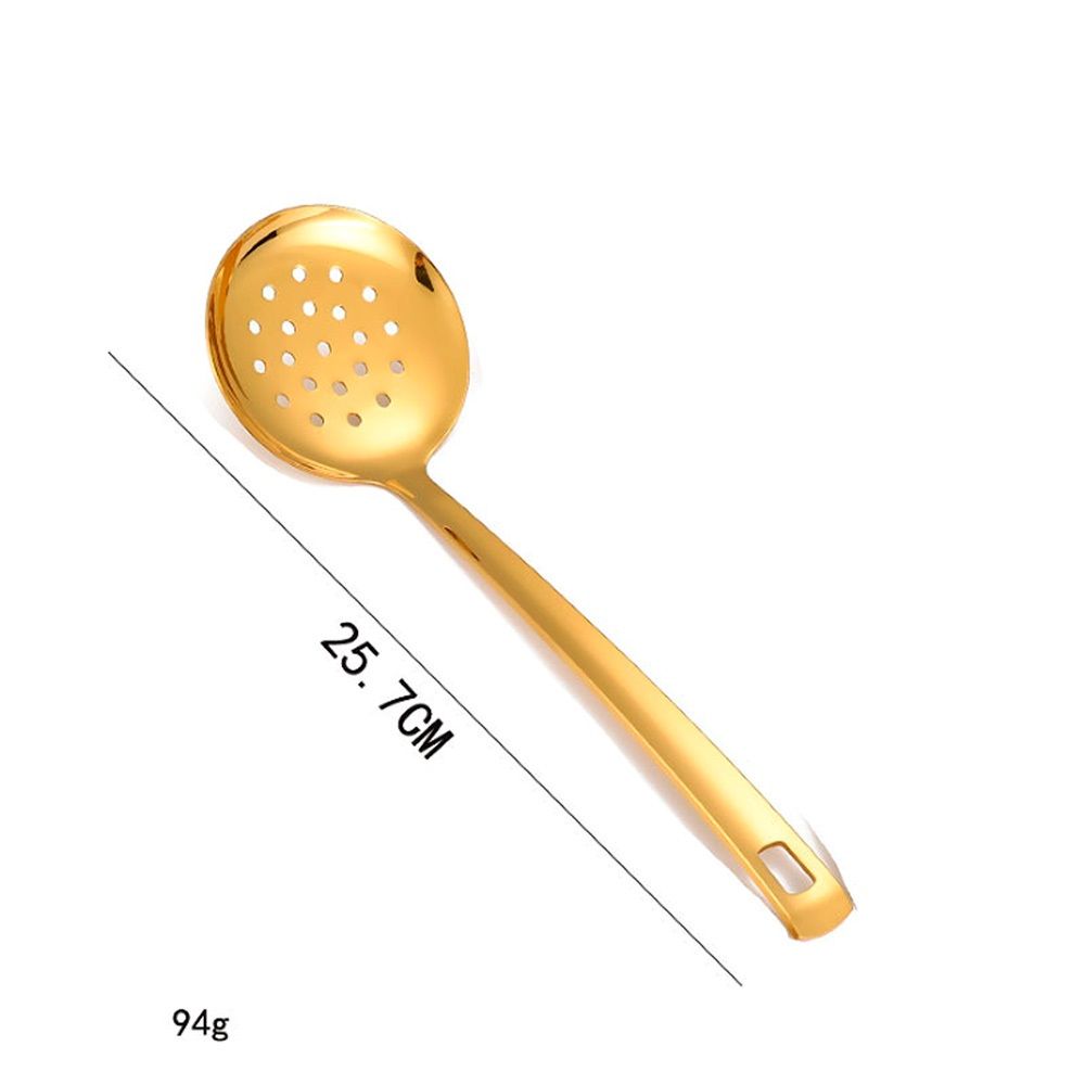 Ложка-стейнер, сервировочная, 25,7 см,PVD,золотой цвет  PL Proff Cuisine