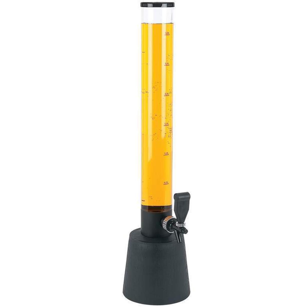 Пивная башня 3 л с ёмкостью для льда, h57см,d20см  акрил, P.L. - BarWare