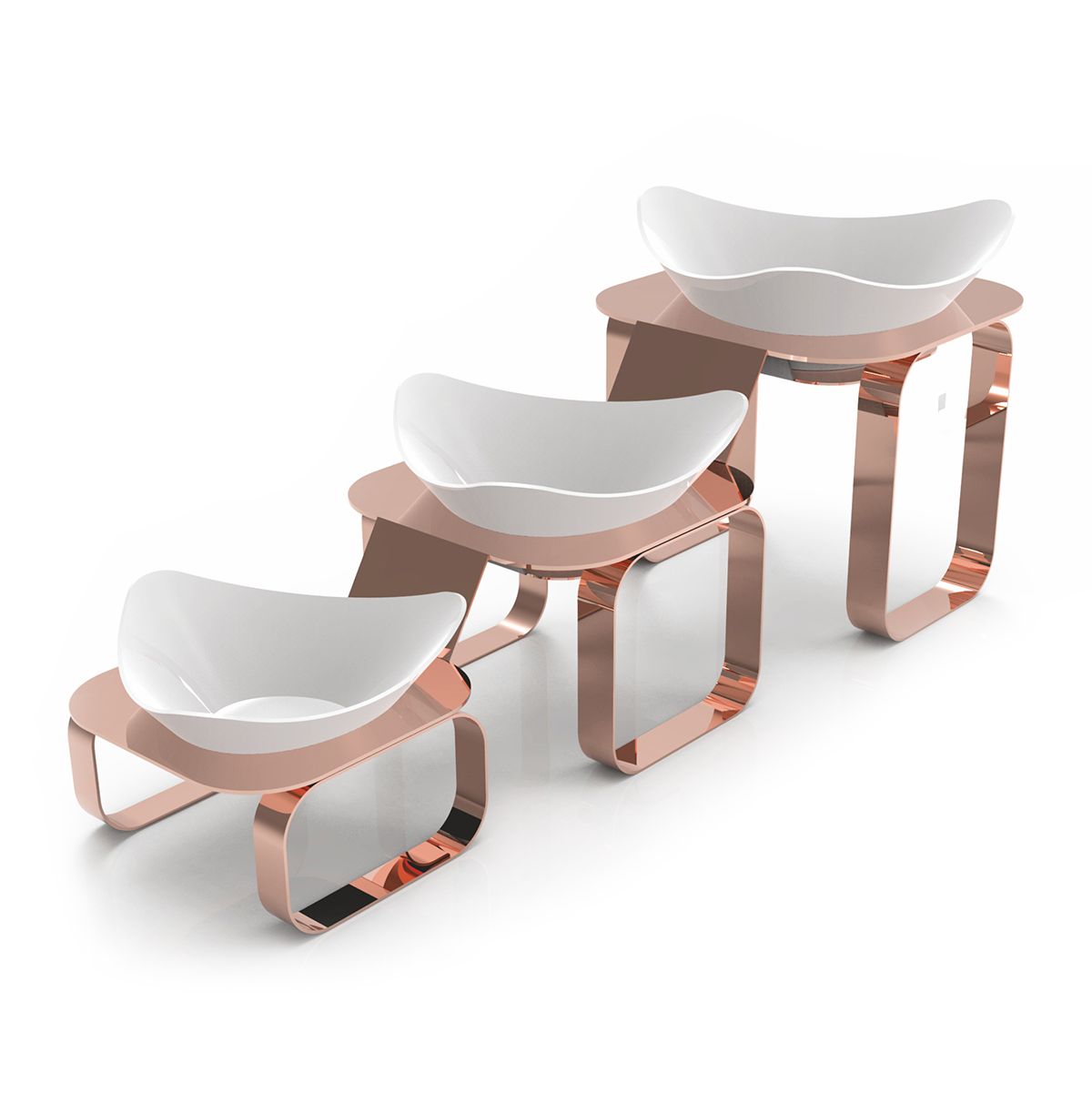 Подставка для выкладки+меламиновый салатник 15*11*10 см  P.L.--Hotelware