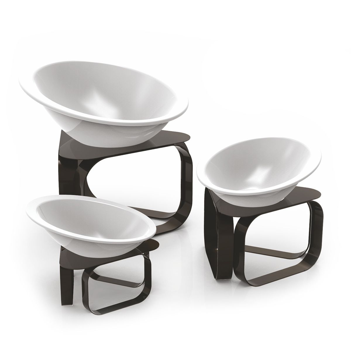 Подставка для выкладки+меламиновый салатник 20*20*10 см P.L.--Hotelware