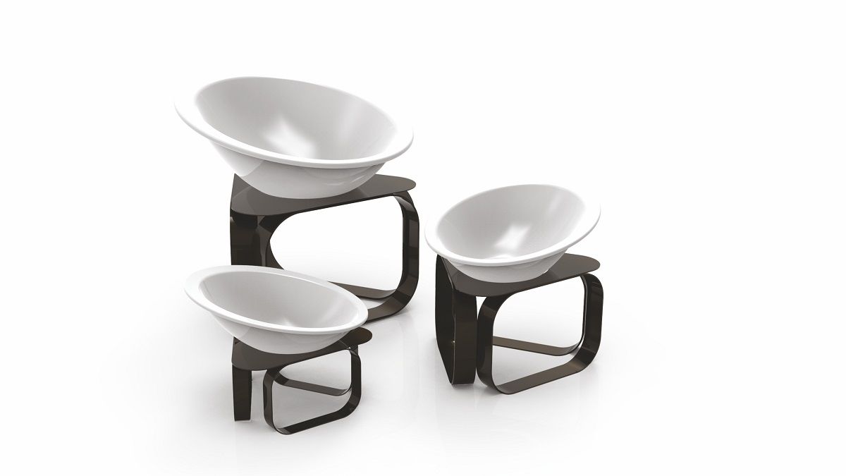 Подставка для выкладки+меламиновый салатник 24*24*15 см P.L.--Hotelware