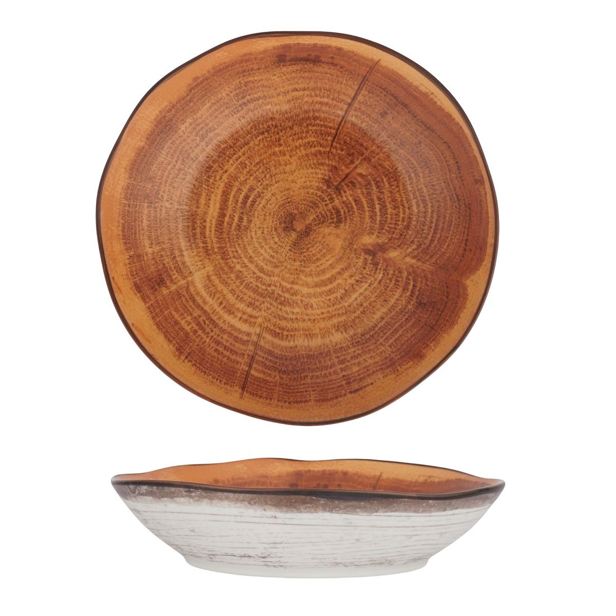 Салатник d=21 см, 925 мл, фарфор P.L. cерия WOOD-FUSION