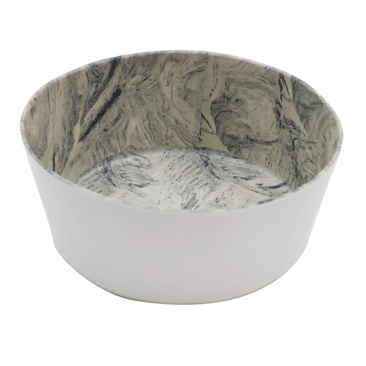 Салатник меламиновый 24*10см P.L. STREAMER GREY