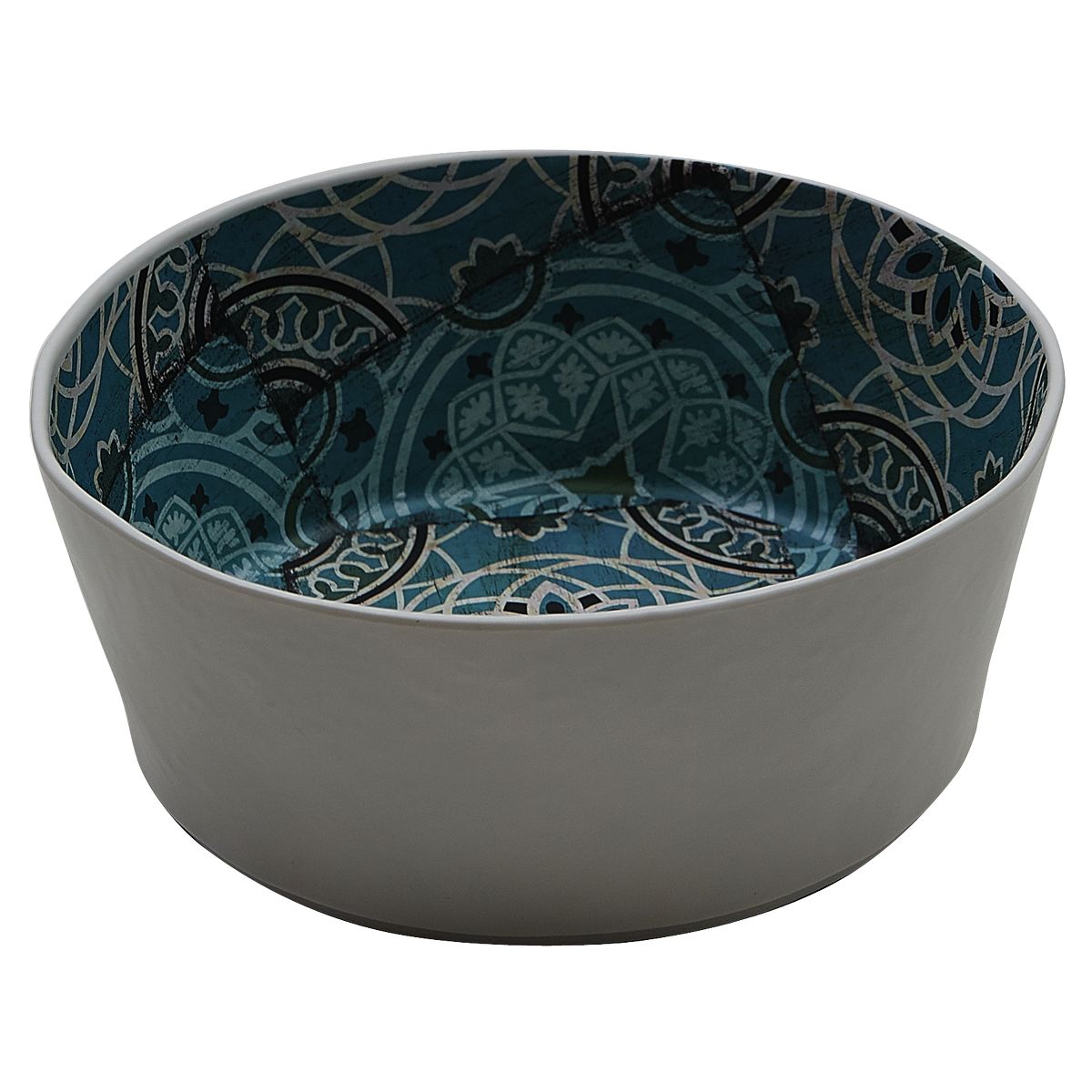 Салатник меламиновый 24.2*9.8 см,Damask Blue, P.L.