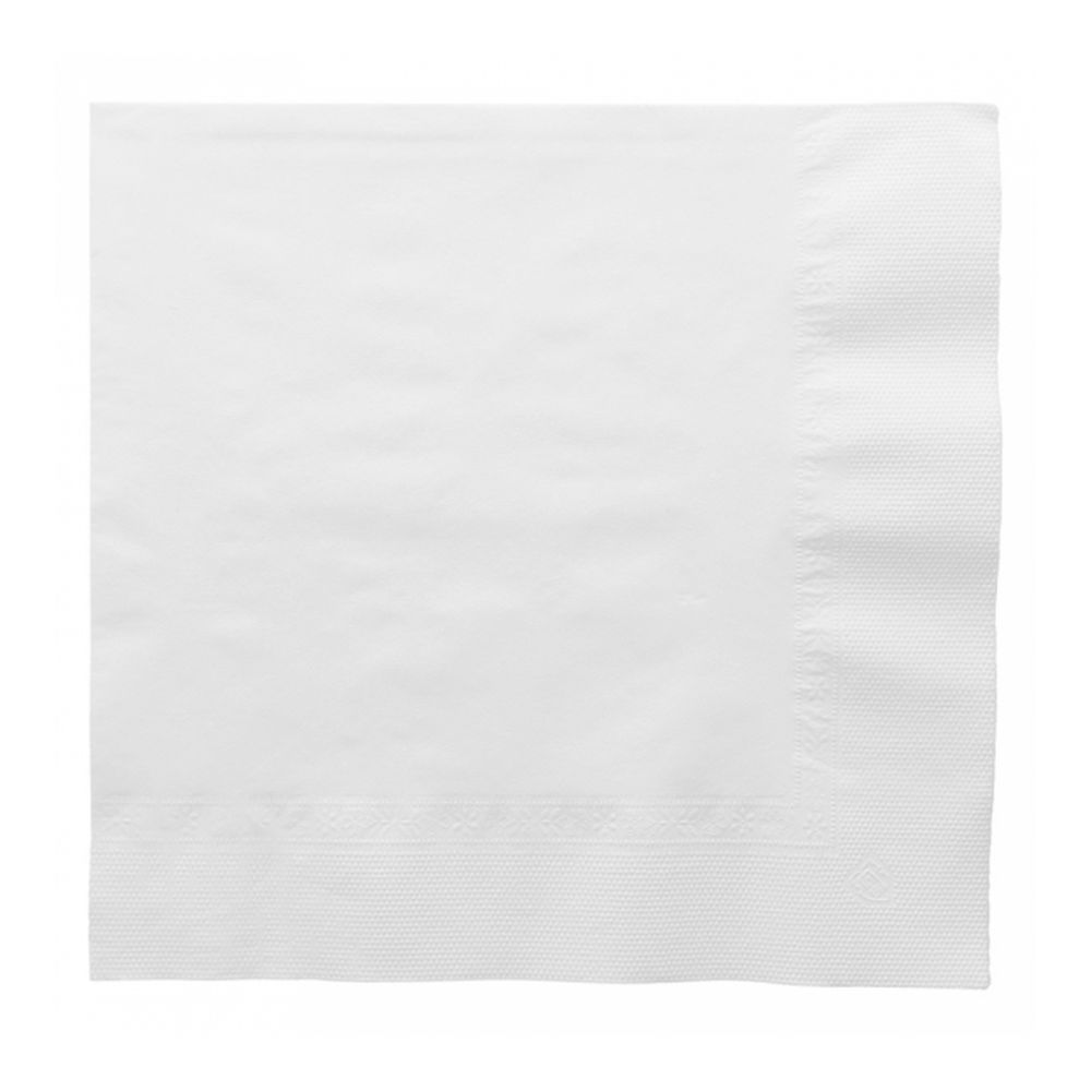 Салфетка бумажная трехслойная белая, 40*40 см, 50 шт, Garcia de PouИспания
