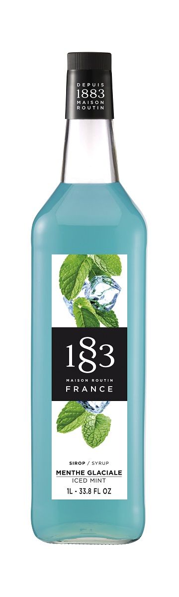 Сироп 1883 Maison Routin Ледяная Мята (Iced Mint), 1 л, стекло