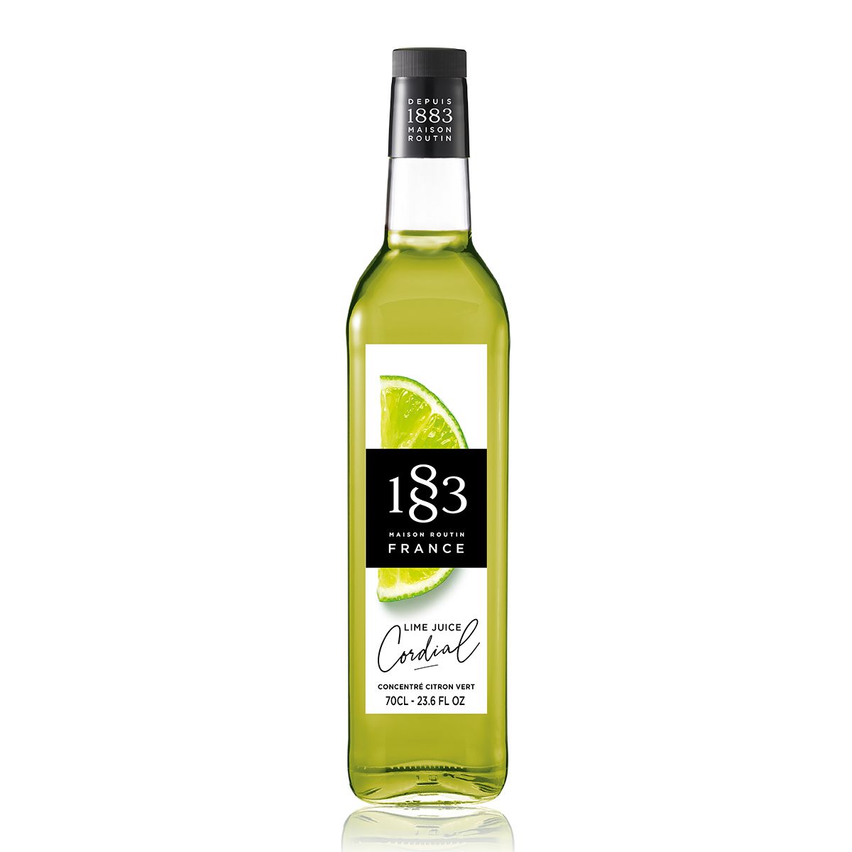 Сироп 1883 Maison Routin Сироп из Лайма и Желтого Лимона (Lime Juice Cordial), 0.7 л, стекло