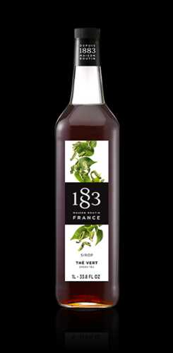 Сироп 1883 Maison Routin Зеленый чай (Green Tea), 1 л, стекло