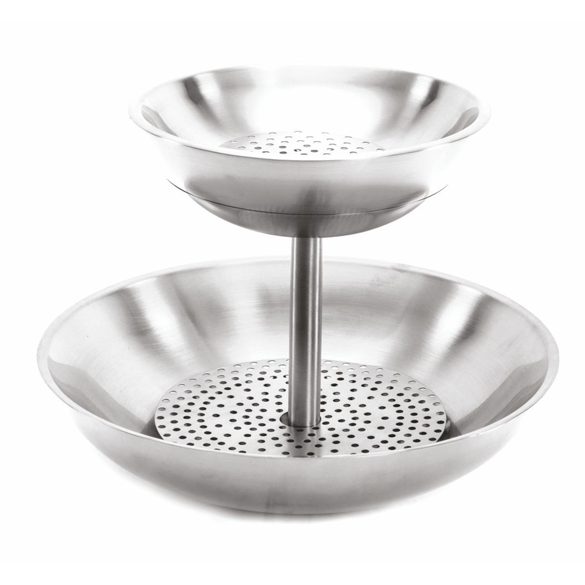 Стойка 2-х ярусная для подачи морепродуктов 40*40*33 см P.L.--Hotelware