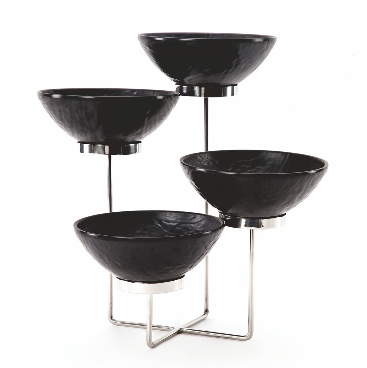 Стойка металлическая для выкладки + четыре салатника, 1 л, h=43см, P.L.--Hotelware