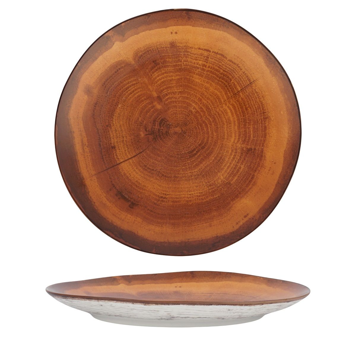 Тарелка d=23 см, фарфор P.L. cерия WOOD-FUSION