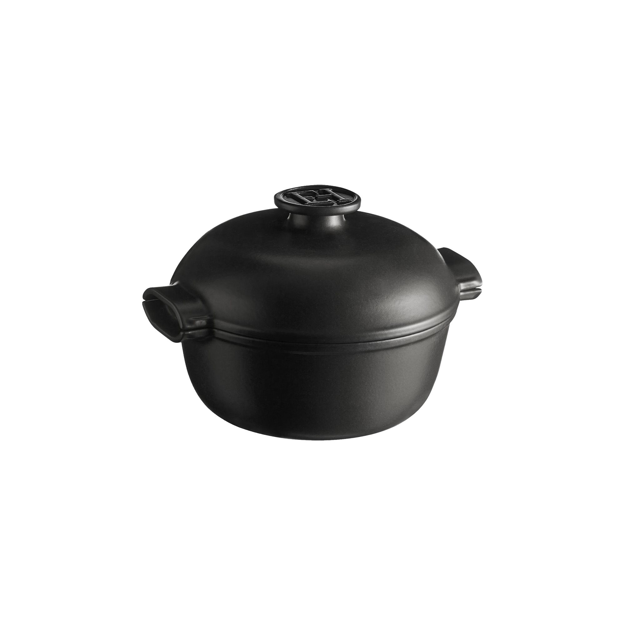 Кастрюля 2,0 л. d=22,5 см. h=18 см. с крышкой (индукция) графитовая керам Emile Henry /1/